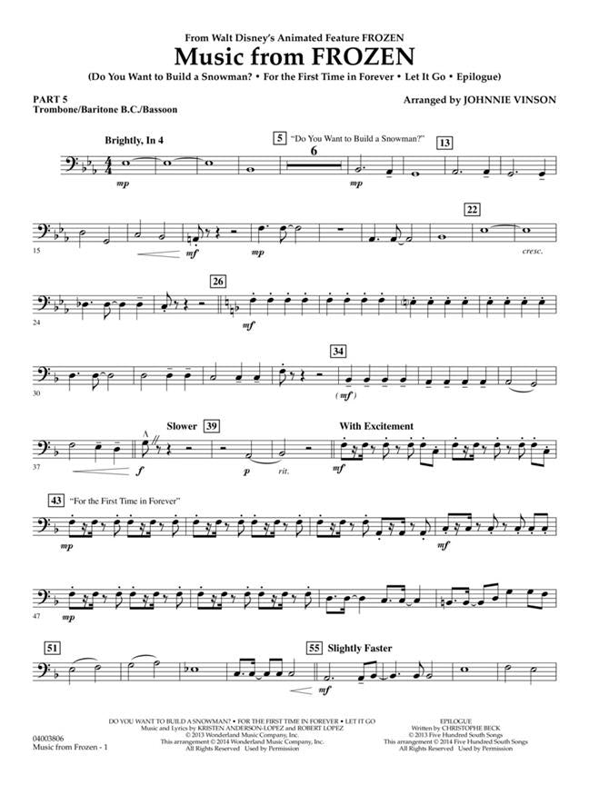 HL04003806 - Music From Frozen: Flex-Band Default title