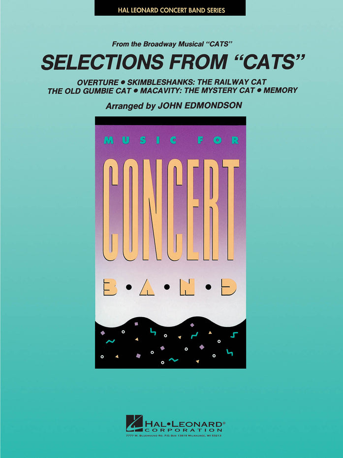 HL04014140 - CATS, Selections From: Hal Leonard Concert Band Default title