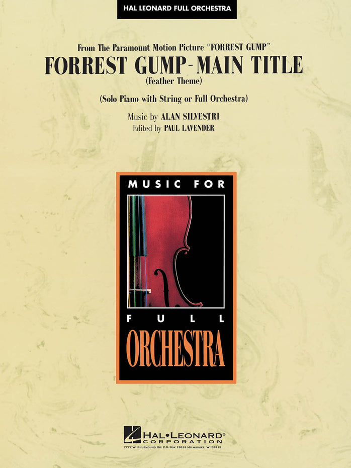 HL04490006 - Forrest Gump - Main Theme: HL Full Orchestra Default title