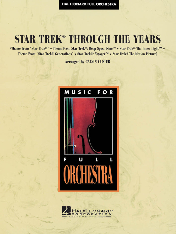 HL04490022 - Star Trek Through the Years: Hl Full Orchestra Default title