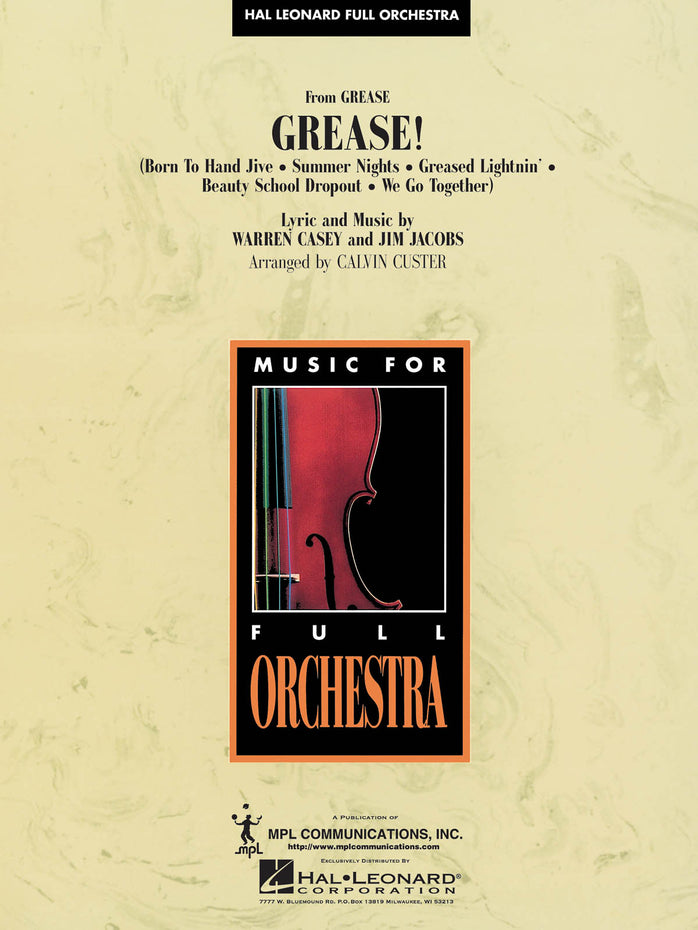 HL04490064 - Grease!: HL Full Orchestra Default title