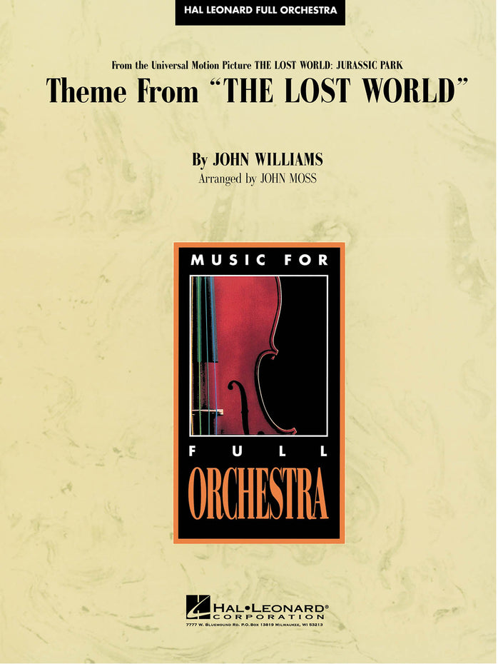 HL04490076 - Theme from The Lost World: HL Full Orchestra Default title