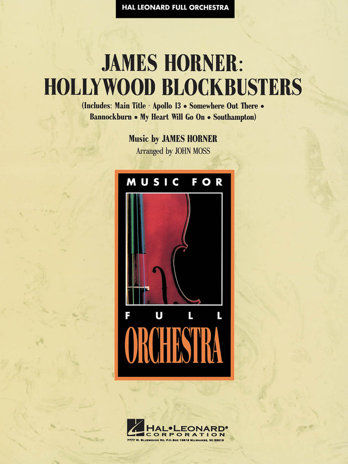 HL04490096 - James Horner - Hollywood Blockbusters: HL Full Orchestra Default title