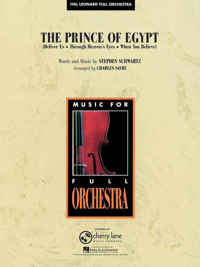 HL04490113 - The Prince of Egypt: HL Full Orchestra Default title