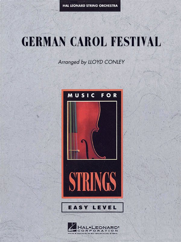 HL04490535 - German Carol Festival: Easy Music For Strings Default title