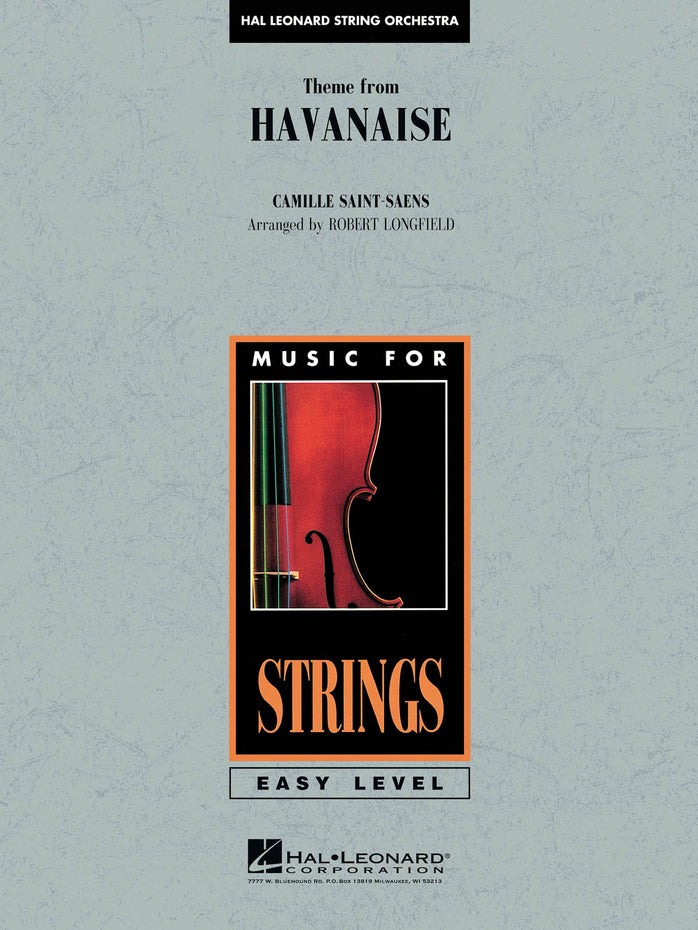 HL04491163 - Theme from Havanaise: Easy Music For Strings Default title