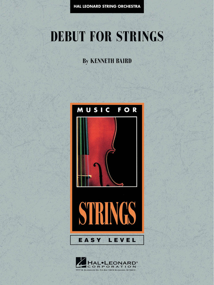 HL04491664 - Debut for Strings: Easy Music for Strings Default title