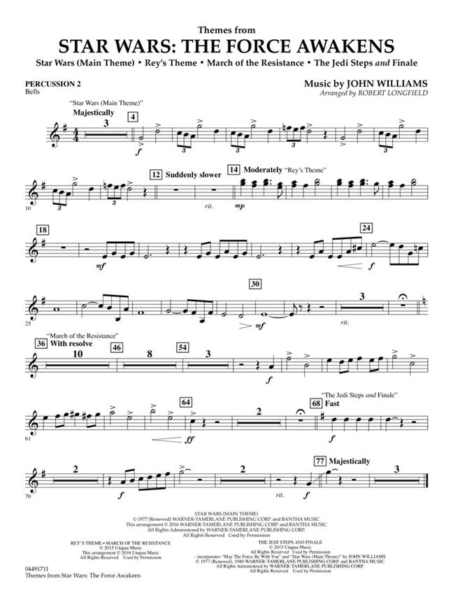 HL04491711 - Themes from Star Wars: The Force Awakens: Pop Specials for Strings A1