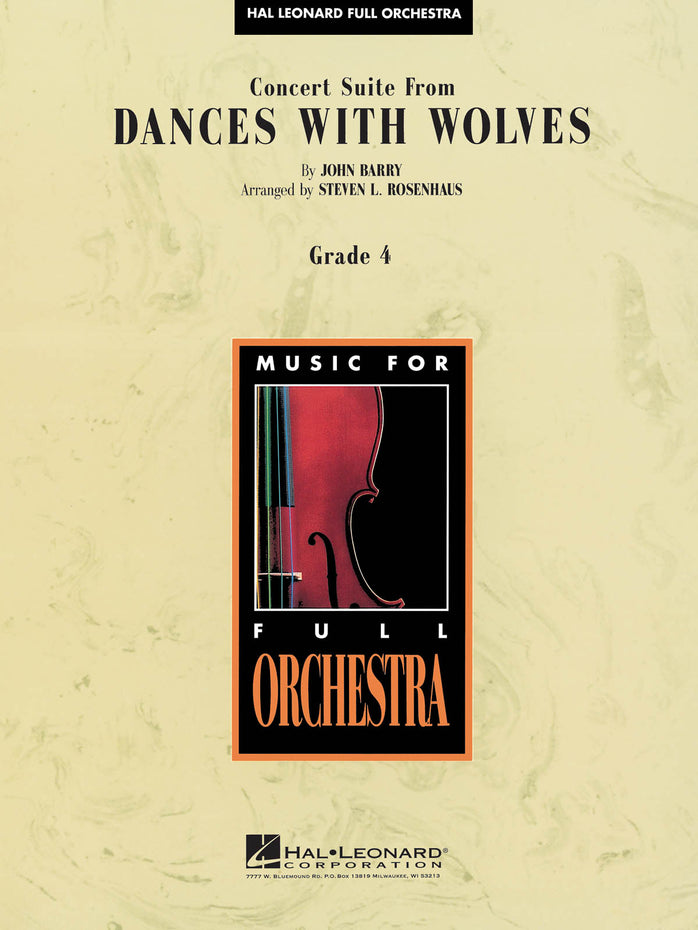 HL04499701 - Concert Suite from Dances with Wolves: HL Full Orchestra Default title