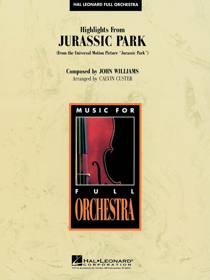 HL04499711 - Highlights from Jurassic Park: HL Full Orchestra Default title