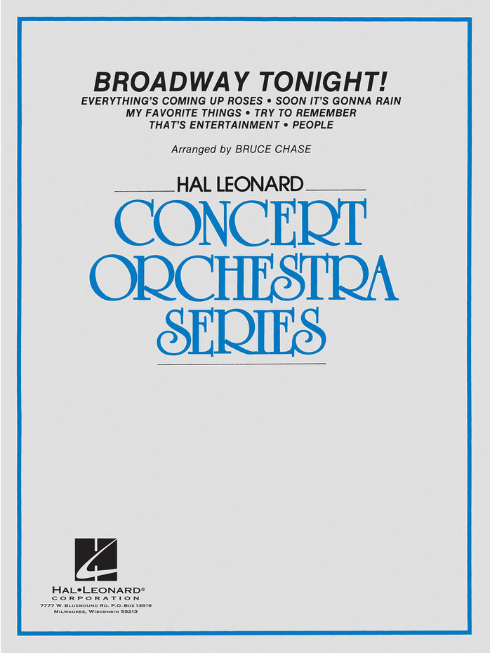 HL04499785 - Broadway Tonight: Full Orchestra Default title