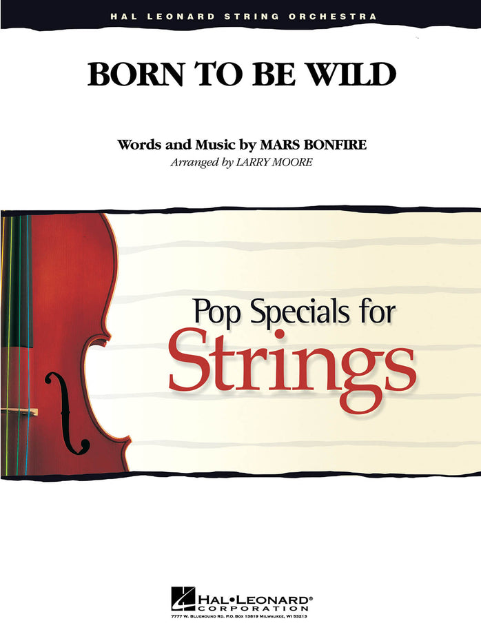 HL04626300 - Born to Be Wild: Pop Specials for Strings Default title
