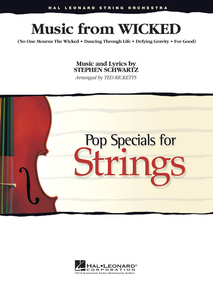 HL04626302 - Music From Wicked: Pop Specials for Strings Default title