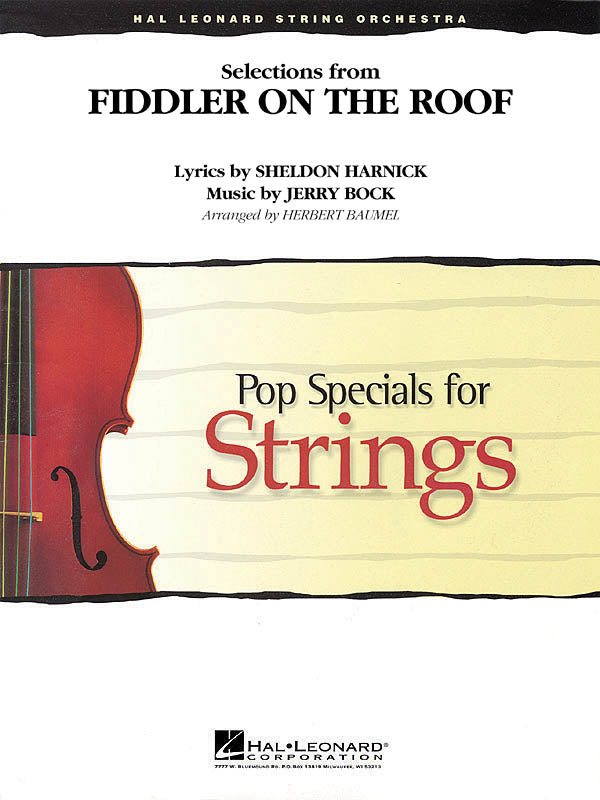 HL04626369 - Selections from Fiddler on the Roof - String Orchestra Default title
