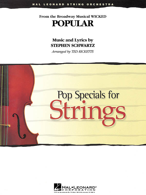 HL04626409 - Popular (from Wicked) - String Orchestra Default title