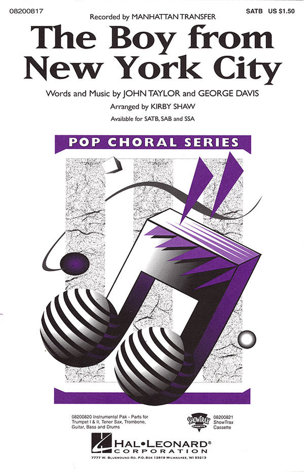 HL08200817 - The Boy From New York City SATB Default title