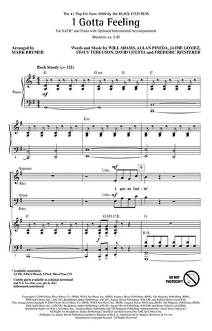 HL08202548 - Black Eyed Peas: I Gotta Feeling - SATB Default title