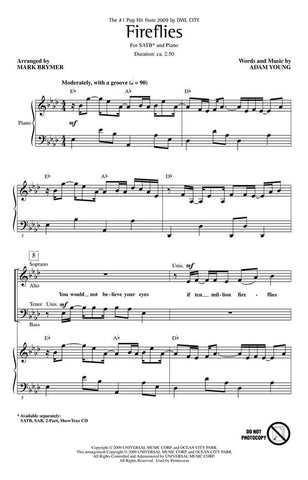 HL08202579 - Owl City: Fireflies SATB Default title
