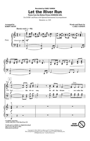 HL08202734 - Carly Simon: Let the River Run - SATB Default title