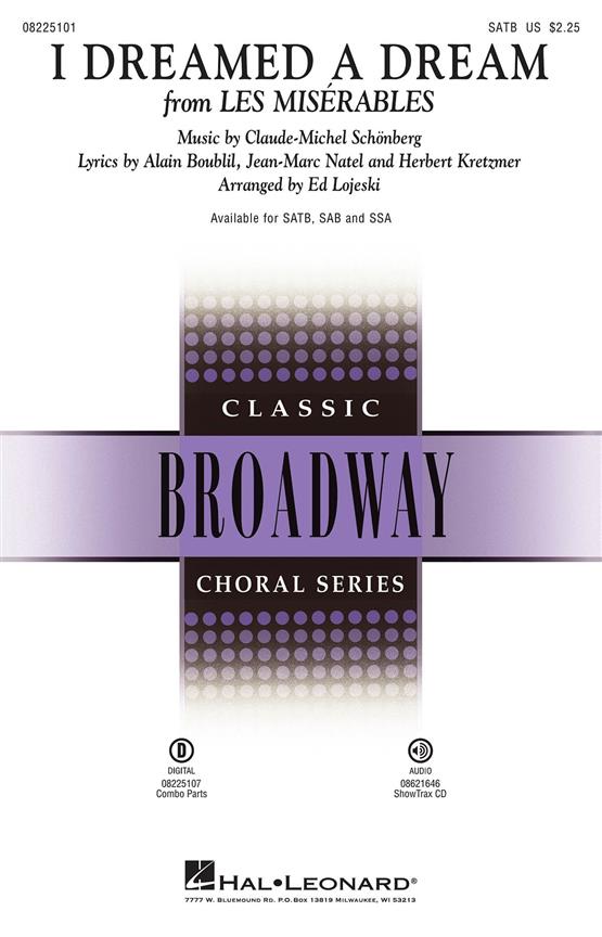 HL08225101 - I Dreamed A Dream (Les Miserables) (SATB) Default title