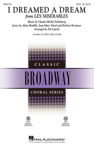 HL08225101 - I Dreamed A Dream (Les Miserables) (SATB) Default title