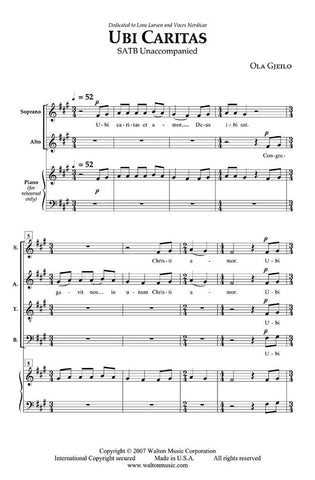 HL08501631 - Gjeilo Ubi Caritas (SATB) Default title
