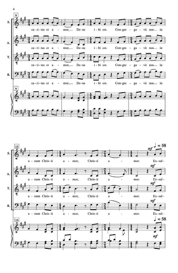 HL08501631 - Gjeilo Ubi Caritas (SATB) Default title
