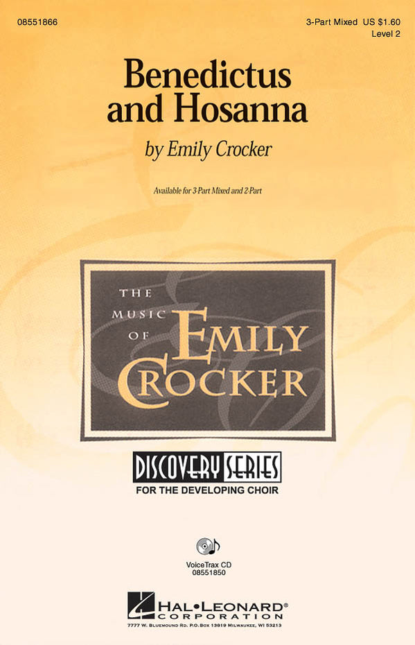 HL08551866 - Emily Crocker: Benedictus and Hosanna (3-Part) Default title