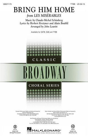 AM971212 - Bring Him Home (Les Miserables) - TTBB Default title