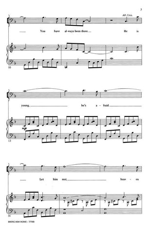 AM971212 - Bring Him Home (Les Miserables) - TTBB Default title