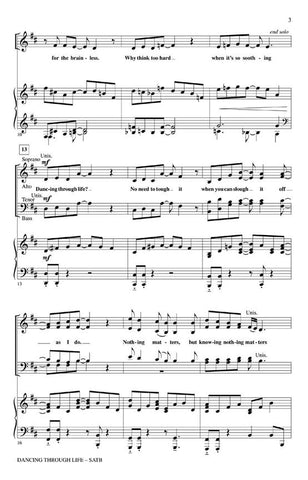 HL08621454 - Stephen Schwartz: Dancing Through Life (Wicked) - SATB Default title