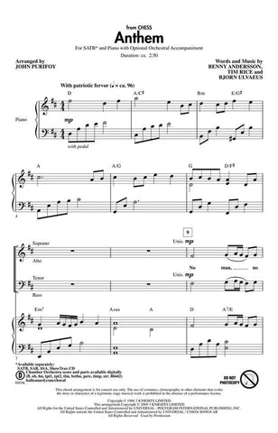 HL08621653 - Josh Groban: Anthem (Chess) - SATB Default title