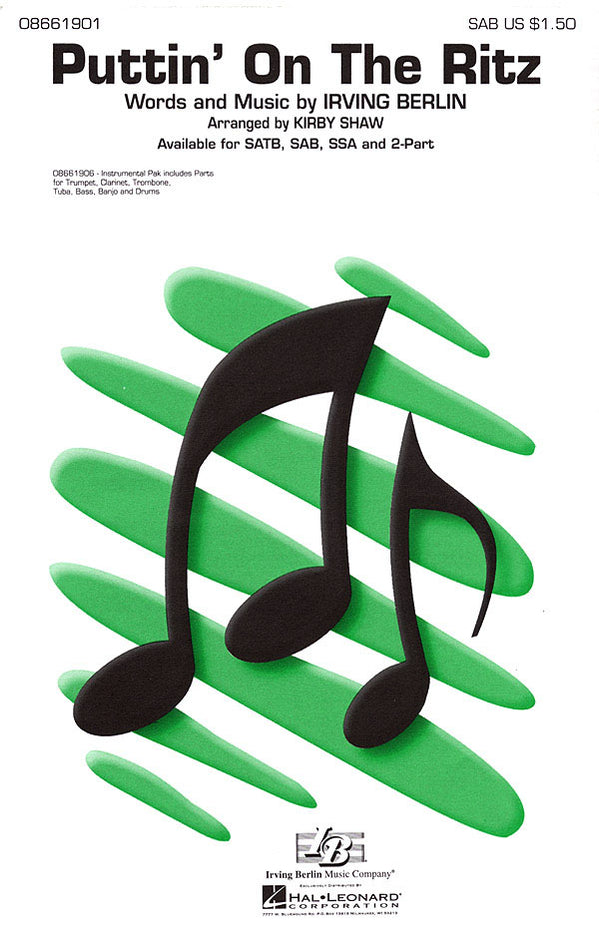 HL08661901 - Irving Berlin: Puttin' On the Ritz - SAB Default title