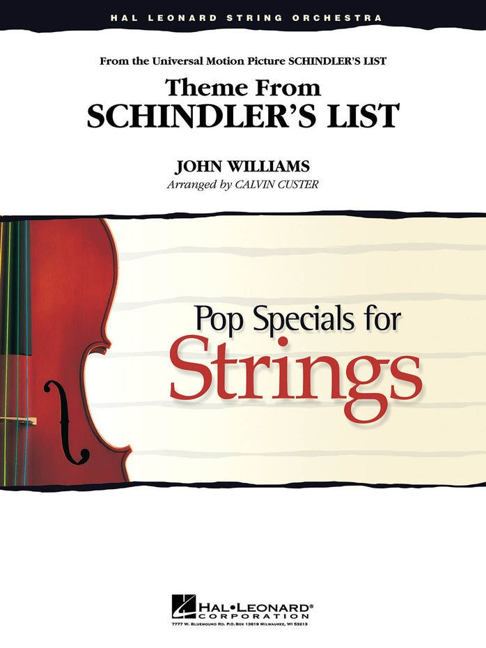 HL08721954 - Theme From Schindler's List: Pop Specials for Strings Default title