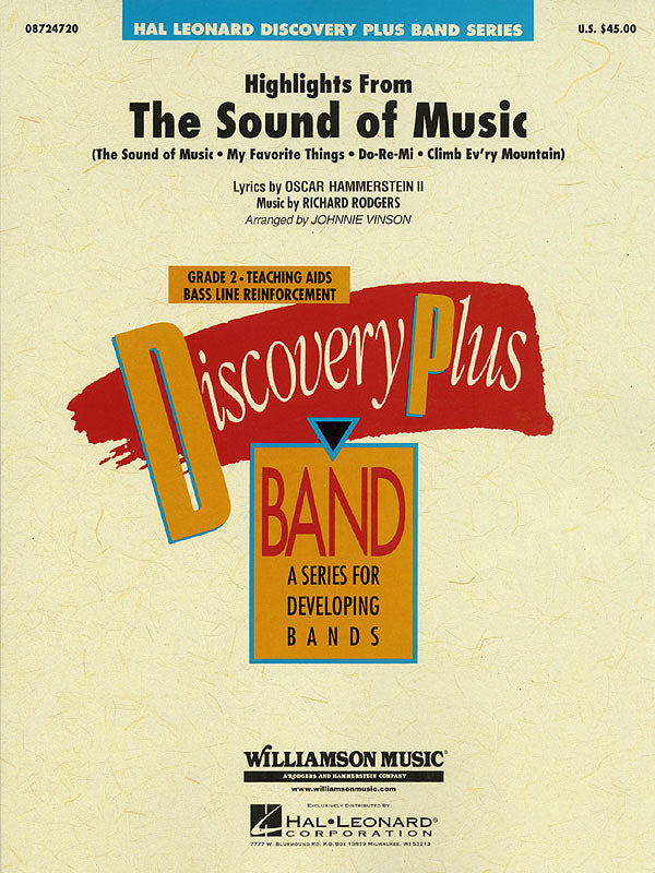 HL08724720 - Highlights from The Sound of Music: Discovery Plus Concert Band Default title