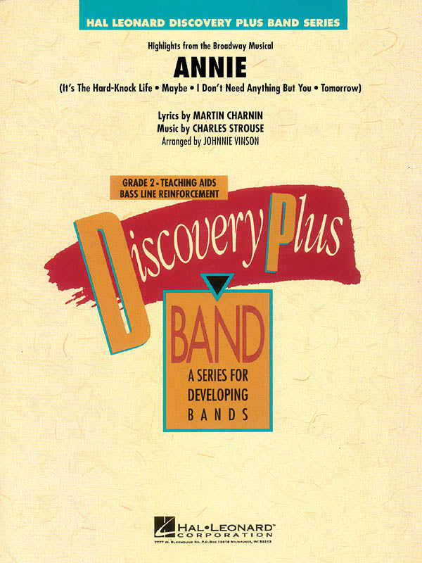 HL08725186 - Highlights From Annie: Discovery Plus Concert Band Default title