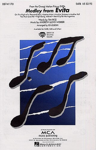 HL08741170 - Medley from Evita (SATB) Default title