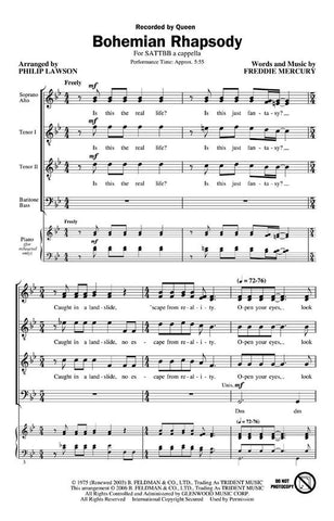 HL08745310 - Queen: Bohemian Rhapsody (SATTBB) Default title
