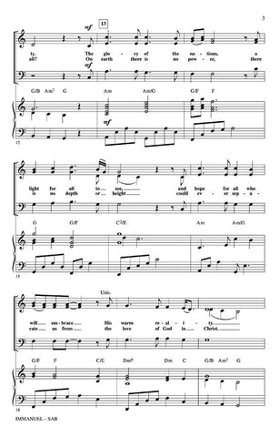 HL08745958 - Card: Immanuel SAB & Piano Default title
