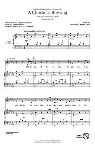 HL08750096 - Philip Stopford: A Christmas Blessing (SATB) Default title