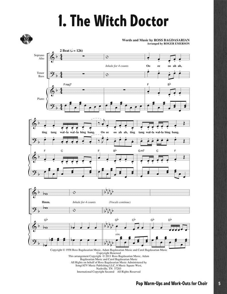 HL08753187 - Roger Emerson: Pop Warm-Ups & Work-Outs for Choir A1