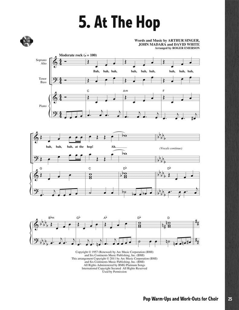 HL08753187 - Roger Emerson: Pop Warm-Ups & Work-Outs for Choir A1