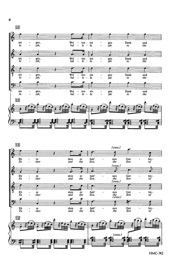HMC742 - Beethoven - Hallelujah - SATB A1