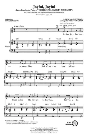 HL40326319 - Joyful, Joyful (Sister Act 2 - Back In the Habit) - 2 Part Default title