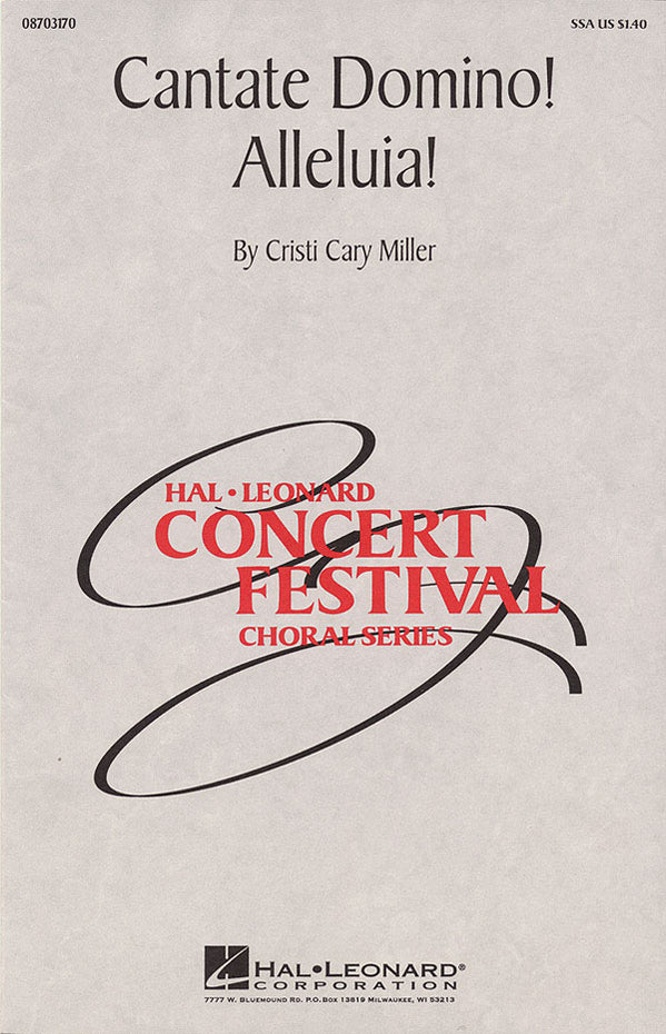 HLE08703170 - Cristi Cary Miller: Cantate Domino! Alleluia! SSA Default title