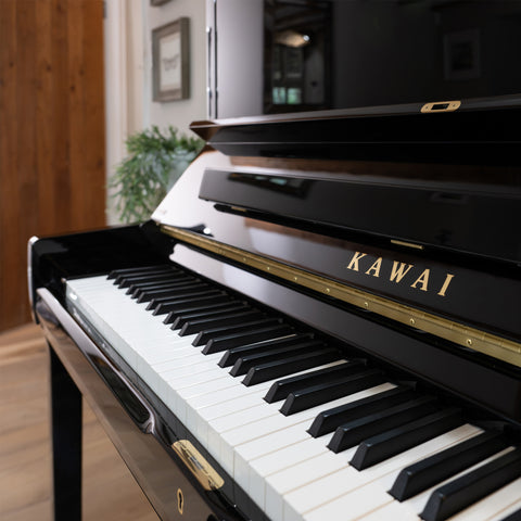 K-600-EP - Kawai K-600 upright piano in polished ebony Standard model