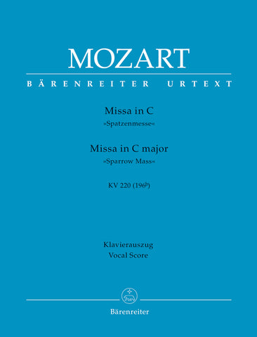 BA5343-90 - Mozart Missa in C major K. 220 (196b) 
