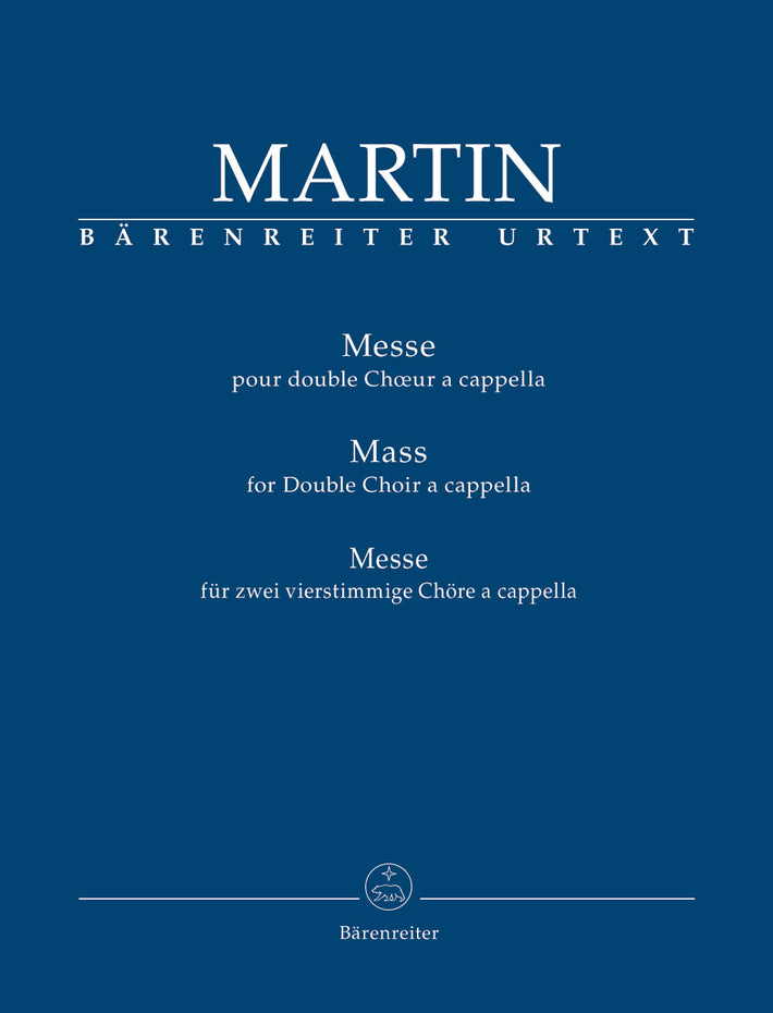 BA7594 - Martin Mass for Double Choir a cappella Vocal Score Default title