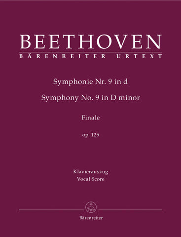 BA9009-90 - Beethoven Symphony No. 9 in D minor, Op.125 Finale (Vocal Score) Default title