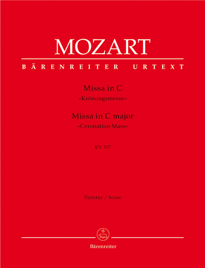 BA4880 - Mozart Mass In C K317 (Coronation Mass) Full Score Default title